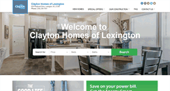Desktop Screenshot of claytonhomeslexington.com